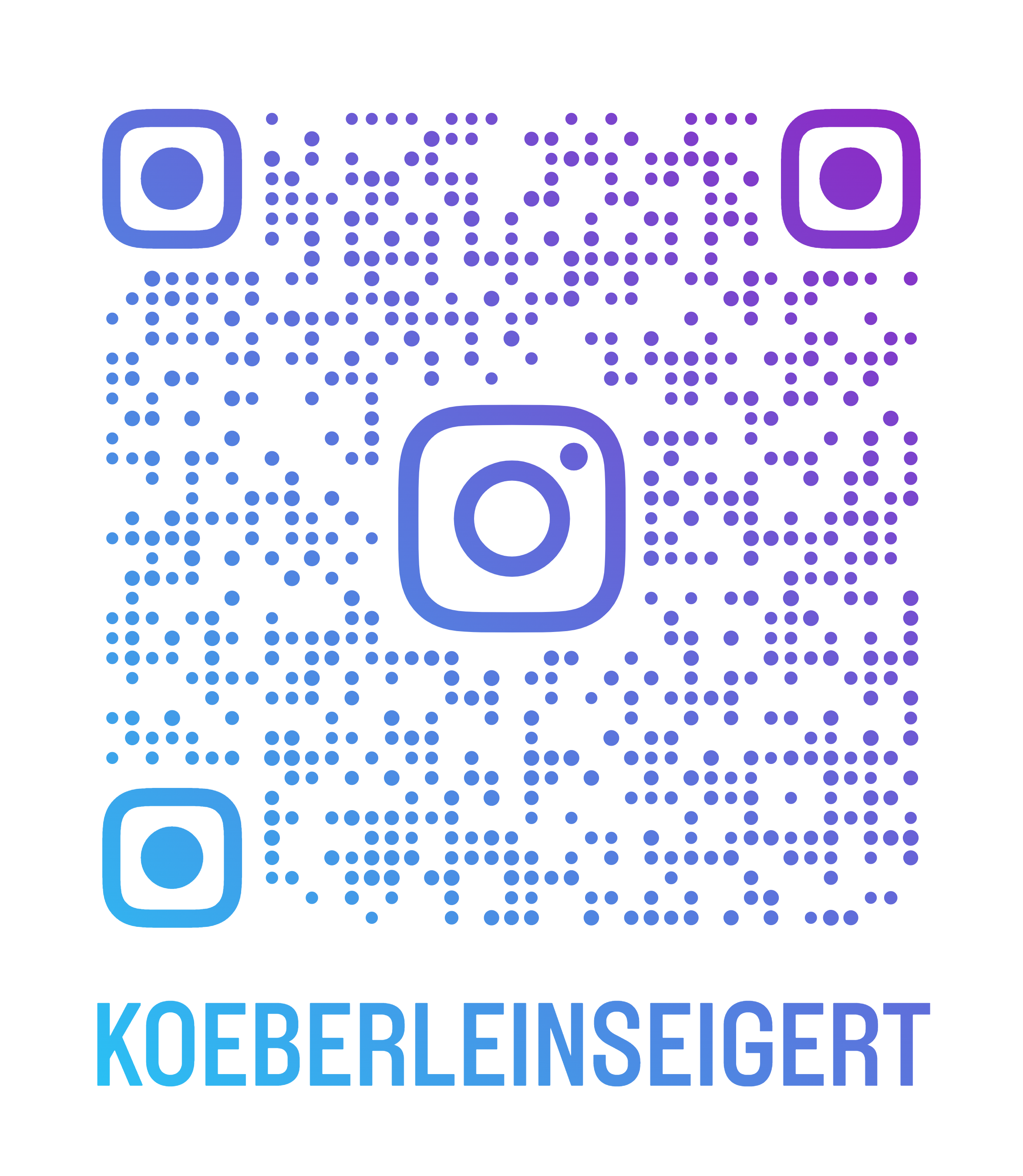 QR-Code Instagram-Account koeberleinseigert